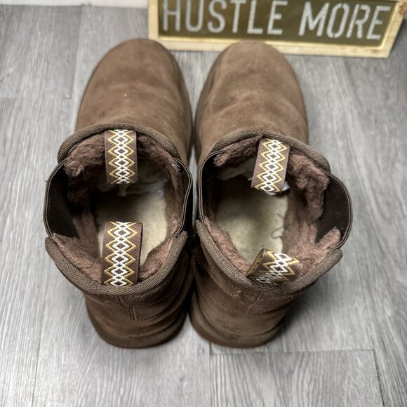 UGG Chelsea Boots Mens Size 12 Neumel Brown Suede Ankle Pull On main image 6